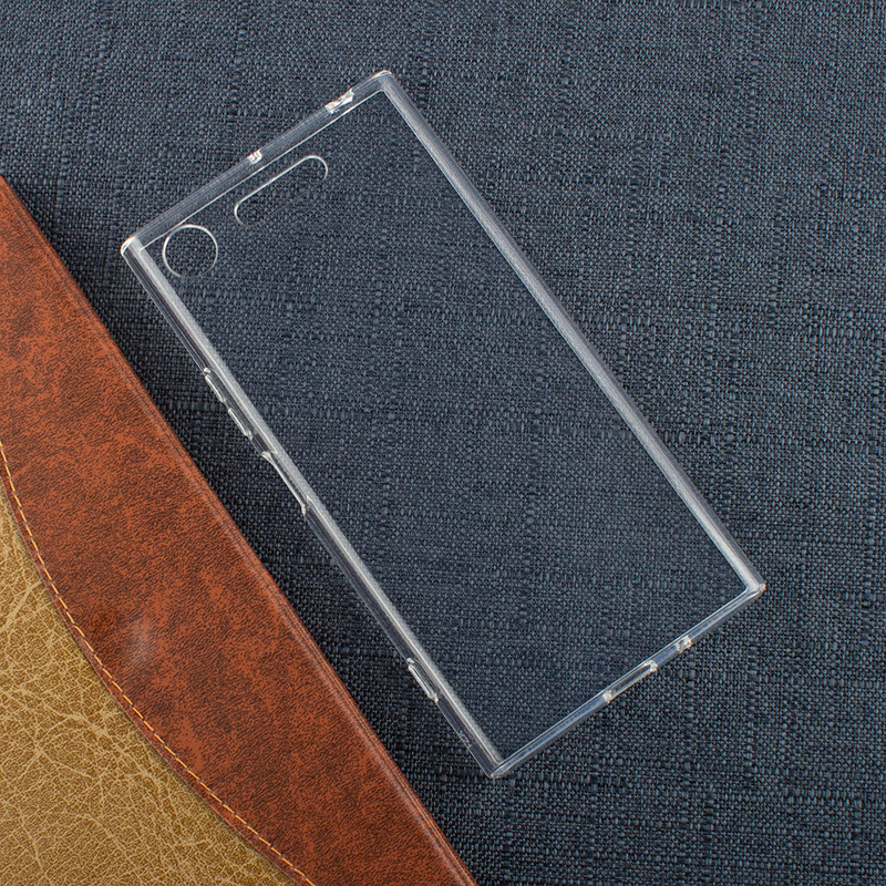 Suitable for Sony Sony Xz1 1.5mm Transparent Large Hole Tpu Mobile Phone Case Material Wholesale Protective Cover