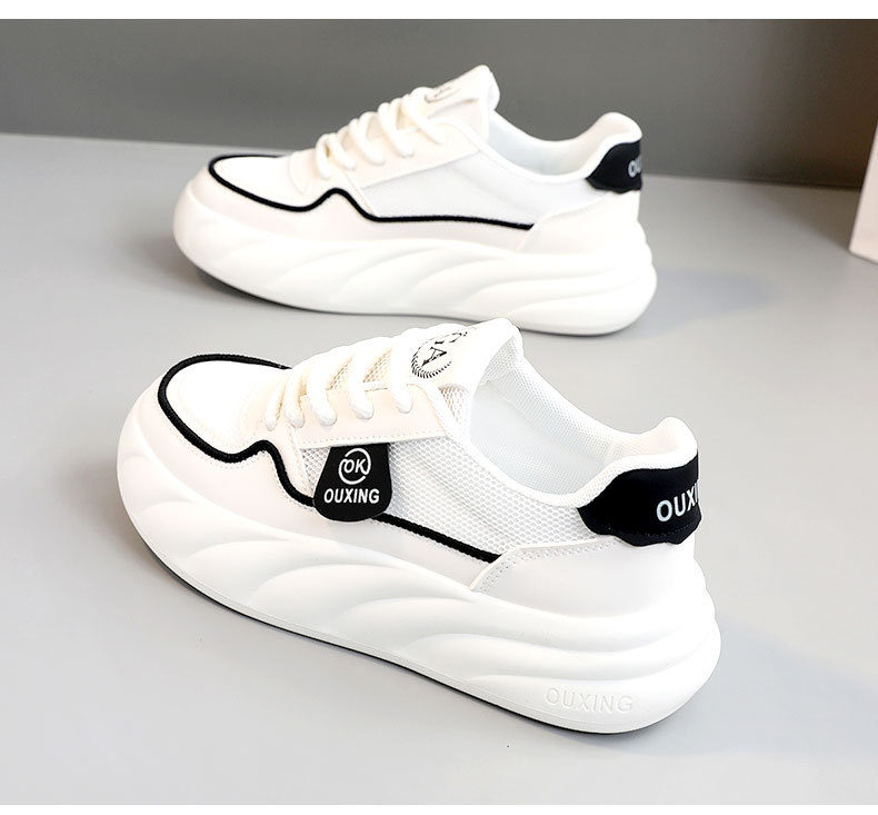 Damen-Tennisschuhe, Laufschuhe, Turnschuhe, Segeltuch, Gummisohle, gepolsterte Stoßdämpfungs-Turnschuhe_voghion.com