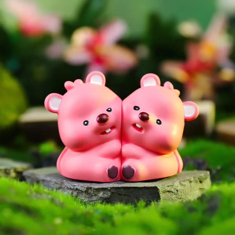 비버 스티커 아로마테라피 석고 화이트 배아 [자석이 있는 대형 사이즈]