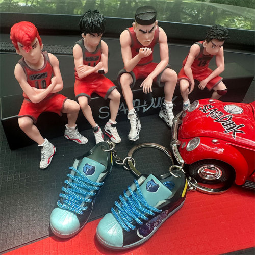 NBA Team Shoe Mold Keychain: James, Curry, Irving Boots Key Pendant Accessories—Adidas Shoe Model