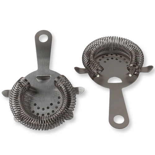 不锈钢滤冰器 四耳过滤器滤冰隔 酒巴鸡尾酒 调酒用具