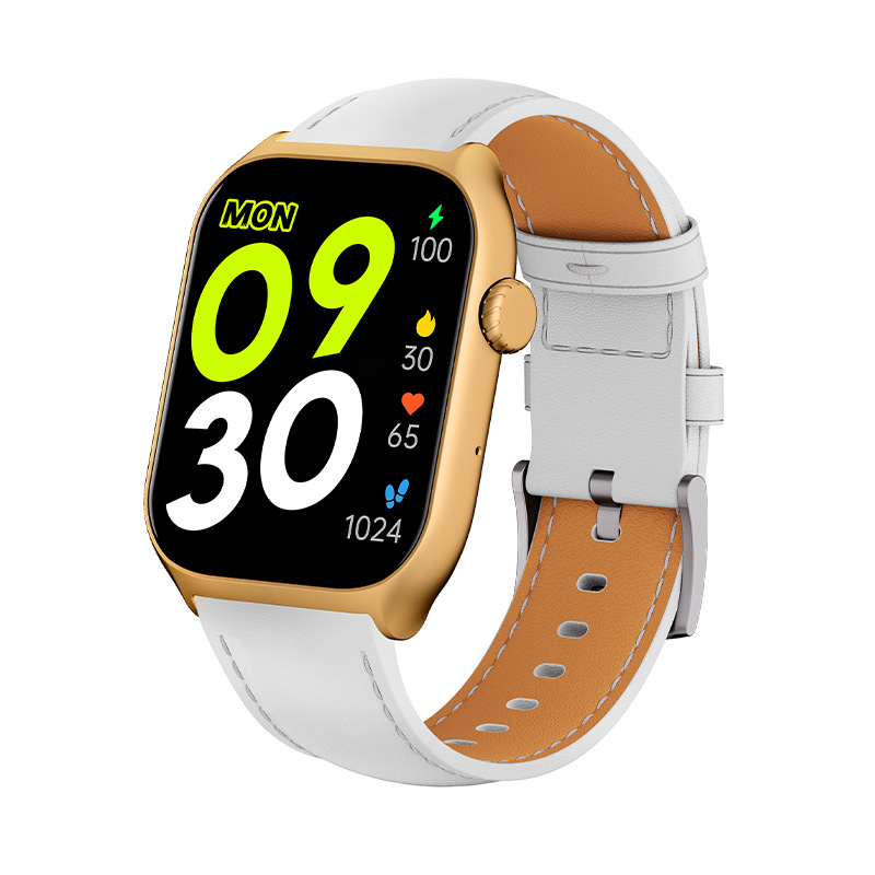 Transfronterizo nuevo GTS7 deportes Smart Watch ritmo cardíaco sueño presión arterial deportes reloj de cuero genuino pulsera de desgaste inteligente