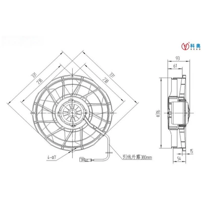 Fan High-Performance Condenser Fan