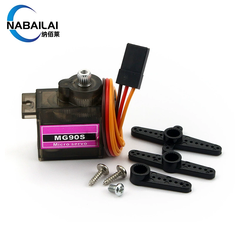 Сервопривод (Nabailai) SG90 MG90S MG995 MG996 MG945 MG946 — поворот 180°/360°, варианты из пластика/металла/алюминия