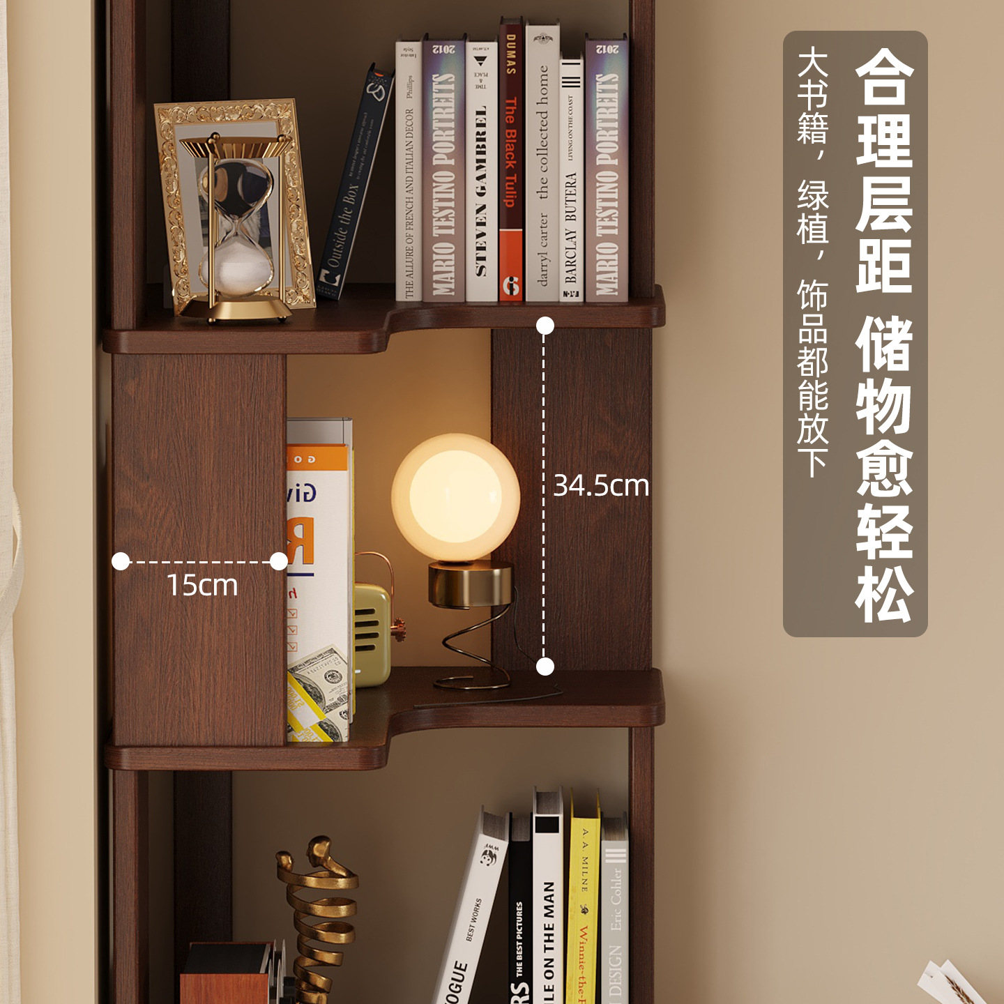 Estantería de esquina estante de piso de múltiples capas de gran capacidad estantería de pared sala de estar gabinete de esquina pequeño soporte de exhibición de almacenamiento de lectura