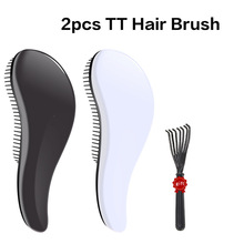 2pcs TT Hair Brush High Quality Anti-static Detangler Hair C