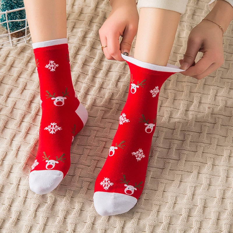 Women Casual Winter Christmas Socks Style 9