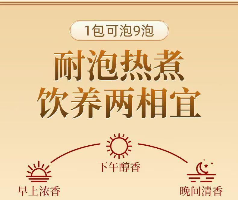 Yuanqi Ginseng Herbal Tea Bags American Ginseng Astragalus Blend Daily Wellness Tea preparation