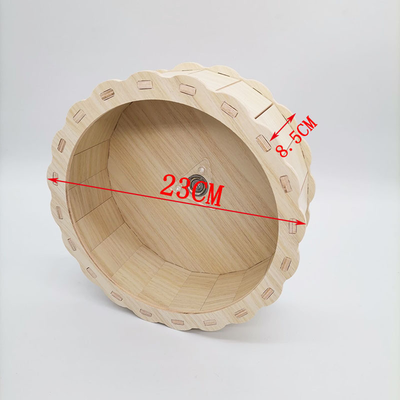 Hámster de madera suministros paisajismo hámster nido mini muebles decoración Villa madera maciza pequeña casa otoño
