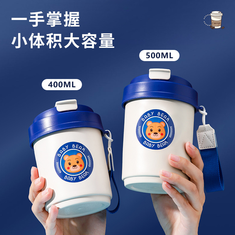 304ステンレス二重コーヒーカップパーマ防止断熱ミルクカップ学生カップカップルカップ蓋付きカップ|undefined