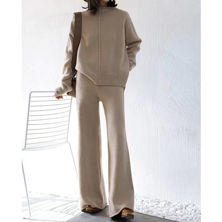 韩国代购Dmpte春秋新款套装小香风气质女神范减龄洋气针织两件套