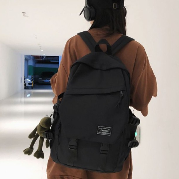 Cross-Border Backpack for Men, Junior High School Students, High School Students, College Students, Women's Simple and Versatile Large-Capacity Casual Travel Backpack