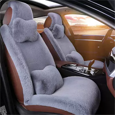 Wool pad, Cushion Warm Rabbit Fur Car Cushion
