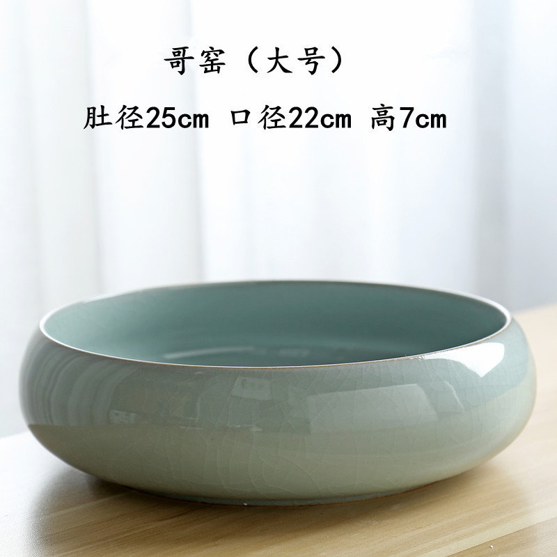 9v7t哥窯大サイズ茶洗陶磁器茶かすかめ家庭用工夫茶器部品水洗い茶カップ盆器小水|undefined