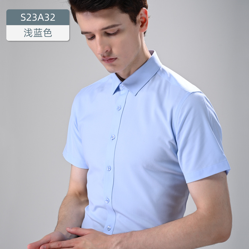 Camisa de Manga Larga de Fibra de Ajenjo para Hombre, Antibacteriana y Sin Planchado image 15