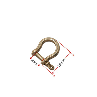Brass D-Shackle �R���u��  �R��Ȧ�~�h��� D���R���DIY��ˇ