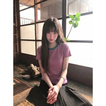 棉羊毛拉架罗纹复古风撞色条纹小众短袖上衣女夏季显瘦设计感T恤