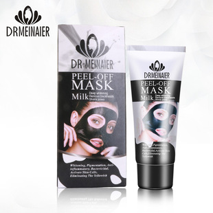Cross-Border Meil (English Version) Milk Blackhead Removal Mask Peel-Off Mask Nasal Mask 60g Export Manufacturer