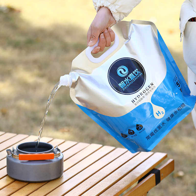 Bolsa de almacenamiento de agua de grado alimenticio 8L al aire libre viaje a pie camping bolsa de plástico portátil de agua festival de agua al aire libre ocio