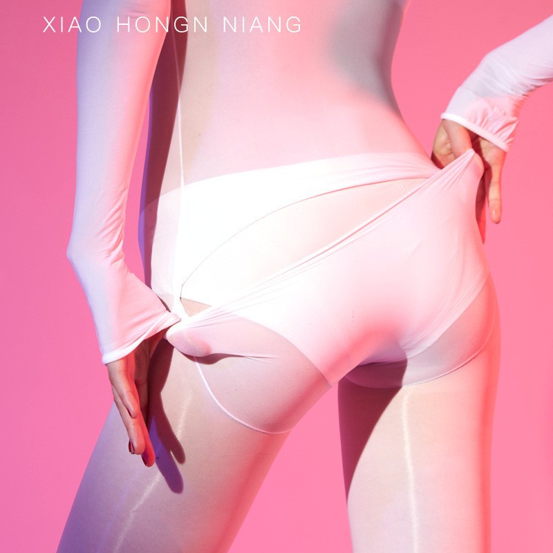 200kg back-off 912-PIN Super brillante transparente más tamaño calcetines de cuerpo completo calcetines de una sola pieza sexy todo incluido calcetines de fondo