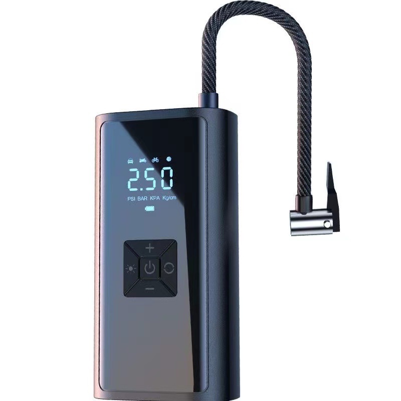 Bomba de inflado montada en automóviles neumáticos eléctricos portátiles inalámbricos para automóviles eléctricos bomba de inflado automática para motocicletas