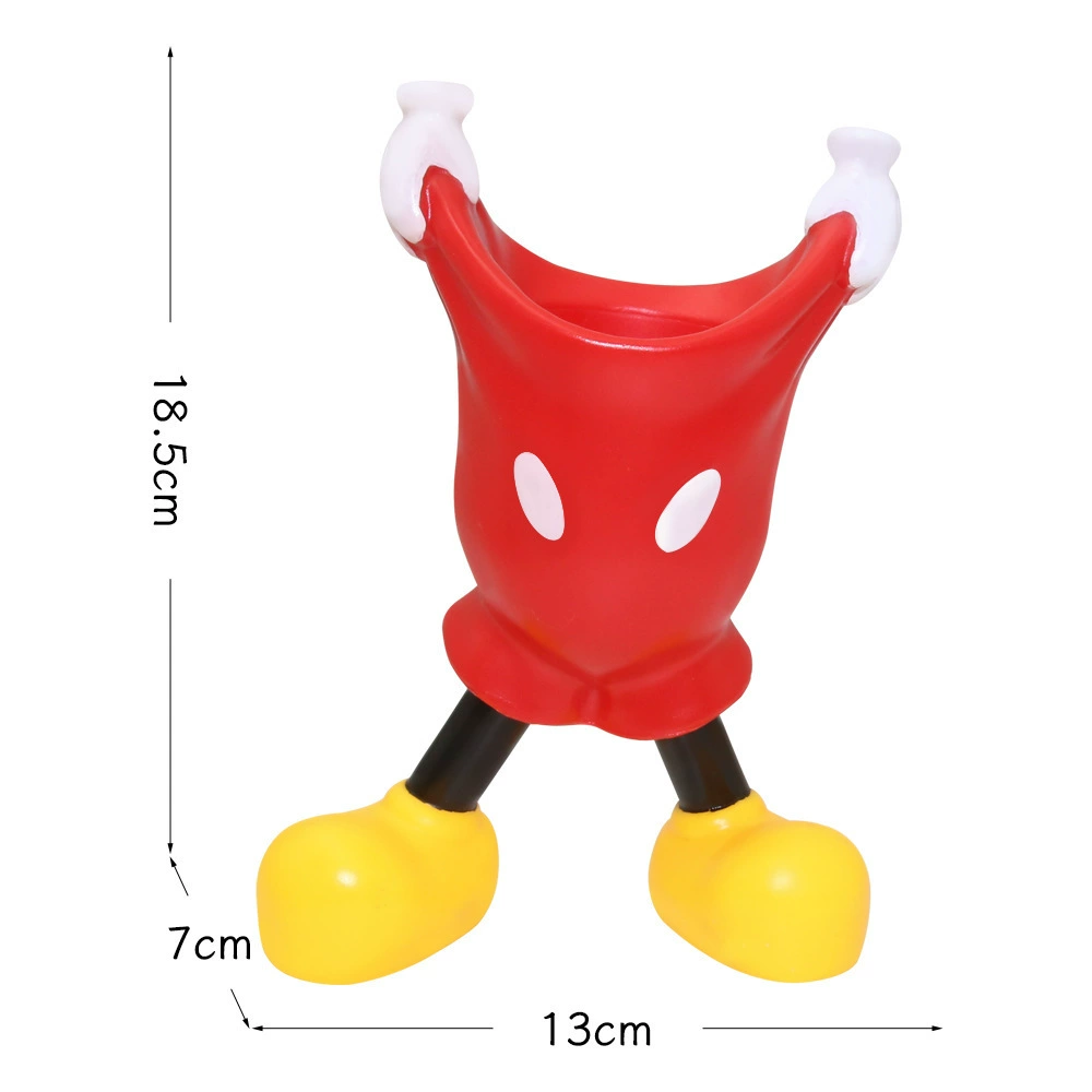 Подставка для ручек Sanrio (Kuromi / Hello Kitty), декоративный органайзер из пластика, 11,34×9,86×21,3 см