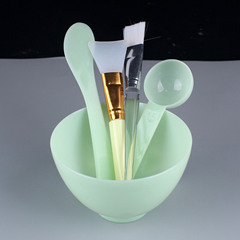 Silicone mask brush, mask adjustment stick, measuring spoon, DIY beauty mask, spa tools, mask bowl set, 5-piece set