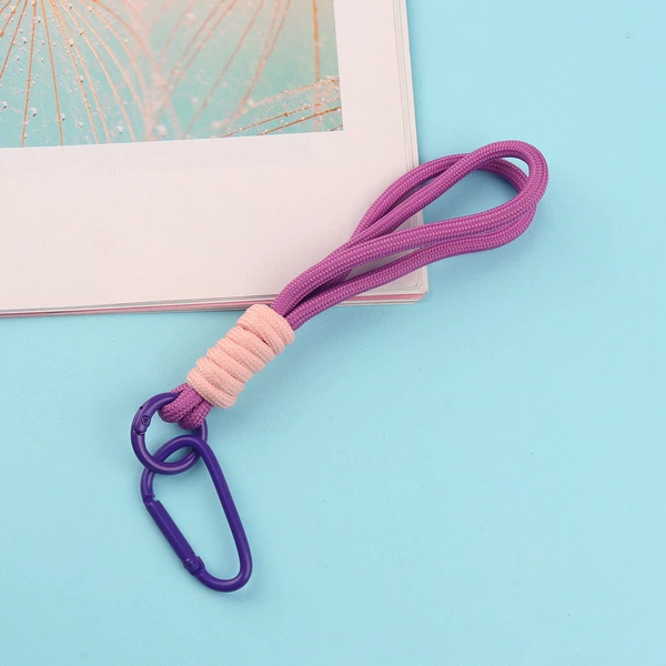 Purple + pink carabiner