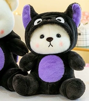 Plush doll strawberry bear, removable hat, multi-size 35–100 cm, with mini bears