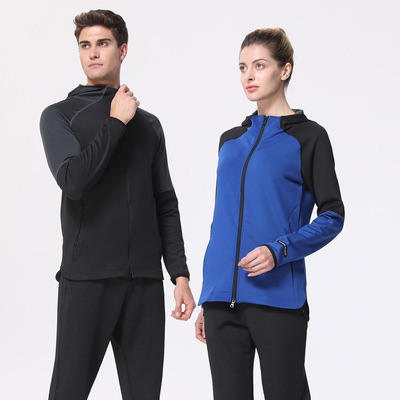 春季户外男女款休闲运动外套针织加厚连帽长袖上衣跨境UA批发专供