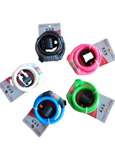 Neutral lock bicycle lock fly anti-theft wire lock mountain bike password lock 5-digit anti-hydraulic lock equipment