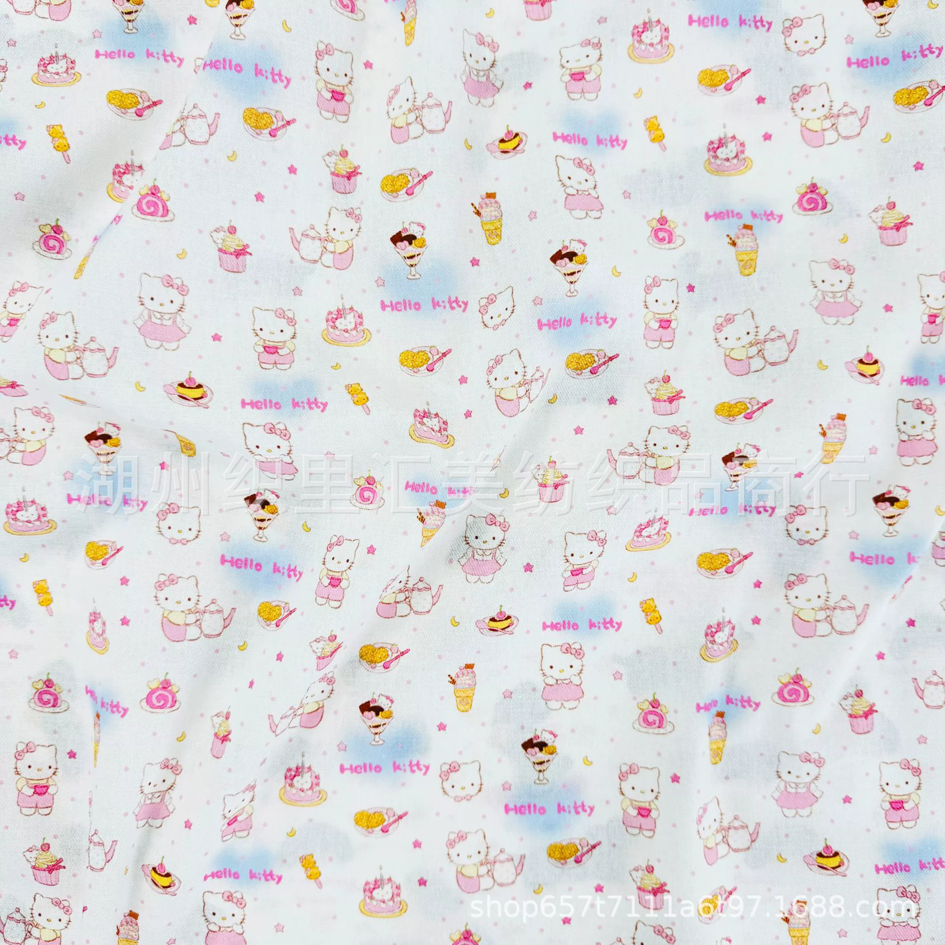 Hello Kitty, хлопковое осеннее платье с мультяшным принтом, пижама, детская одежда