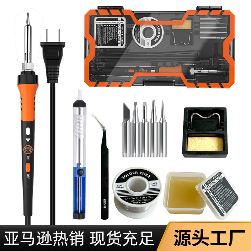 constant temperature Electric iron suit household repair welding Tin solder tool wholesale portable Adjustable temperature Electric Railway network