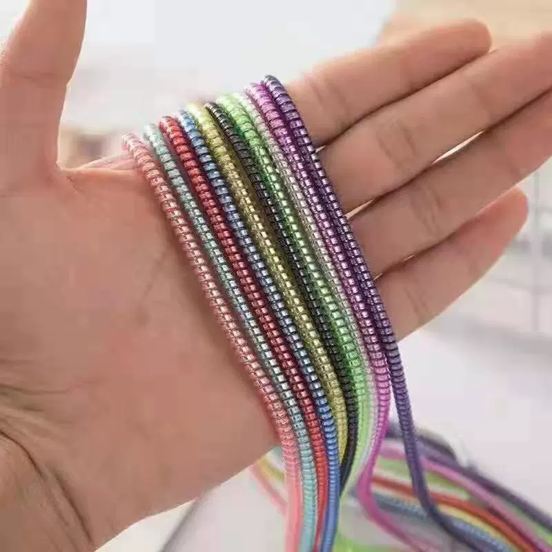 1,4 м гальванический кабель для передачи данных защитный трос защитный рукав наушники намотка пружинный трос защитный провод прямые поставки с завода