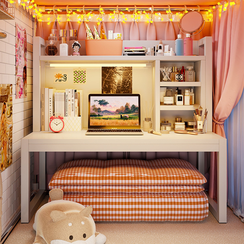 Dormitory Bed Desk Computer Desk for College Students, Bunk Bed Essential, Lazy Desk, Study Desk, Wrought Iron Storage Small Table Dormitory Bed Desk Computer Desk for College Students, Bunk Bed Essential, Lazy Desk, Study Desk, Wrought Iron Storage Small Table