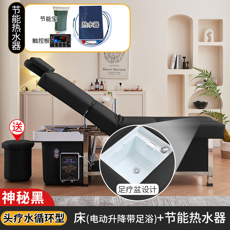 Misterioso negro + CIRCULACIÓN DE AGUA + calentador de agua