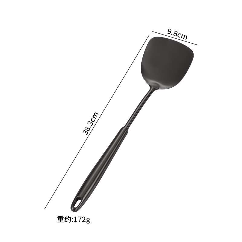 Amazon cocina de acero inoxidable guisado de fideos de pesca lengua cuchara de carne tenedor de patata conjunto de regalo