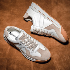 男士休閒鞋復古軟底透氣防滑韓版時尚百搭男鞋德訓鞋小白鞋慢跑鞋