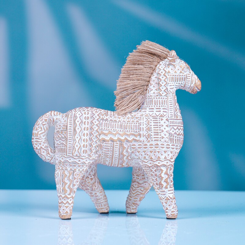 Cross-border Hot Products Nordic Creative Pony Home Decoration Resin Crafts Living Room Wine Cabinet TV Cabinet Decoration