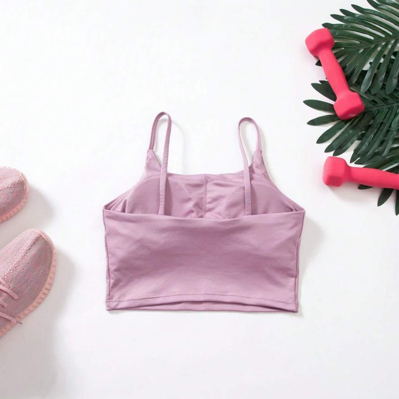 Chaleco deportivo, ropa interior de fitness, antichoque auténtico, yoga, bra caído, almohadilla de pecho, amortiguación