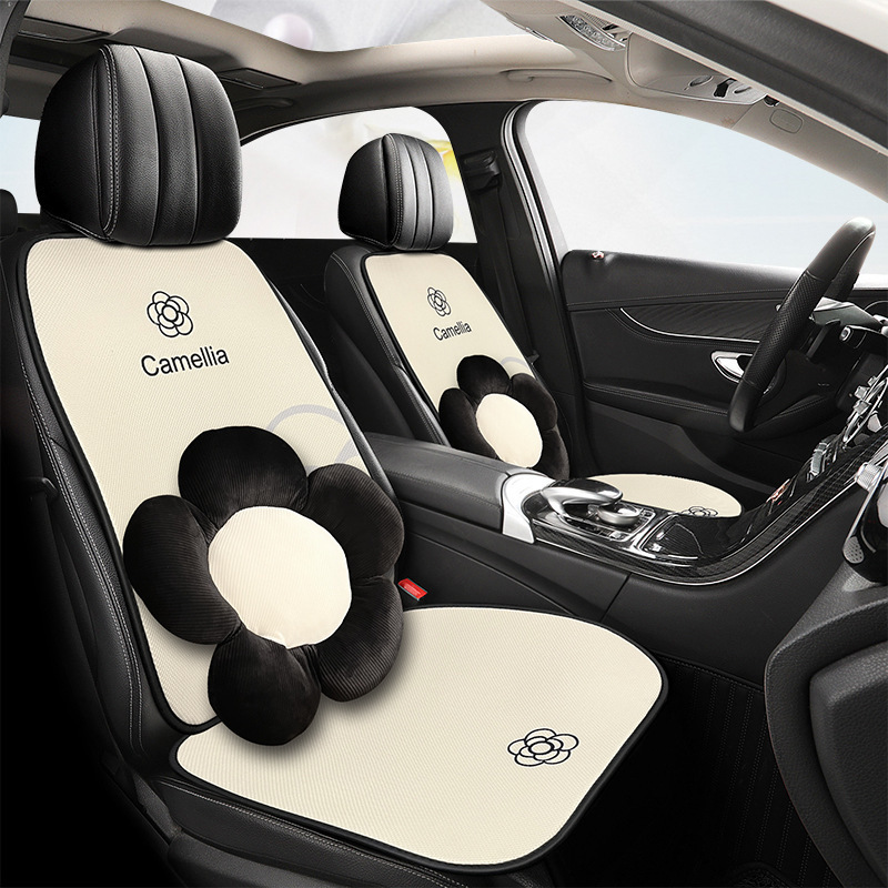 新型車クッション四季通用高級感レディース車内ハーフパック夏通気シートカバー車クッションシートクッション|undefined