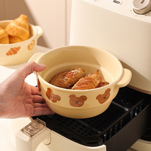空氣炸鍋專用碗可愛燕麥碗嬰兒水蒸蛋碗雞蛋羹蒸碗蘸料小碗菜陶瓷
