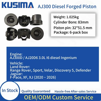 Forged Piston Components Suitable Piston, piston ring, piston pin
