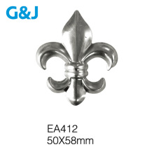 铁艺纹饰矛枪头配件 铁皮家居铁护栏枪尖工艺品铁皮复古金属