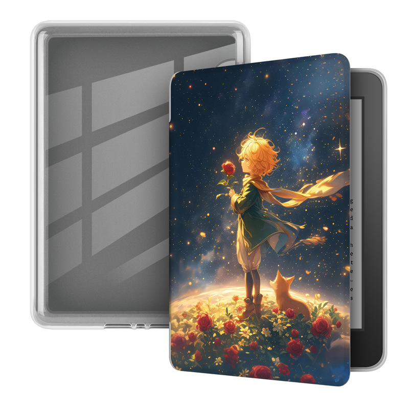 Aplicable kindle paperwhite6543 acrílico pintado funda protectora 658/558 funda protectora transparente