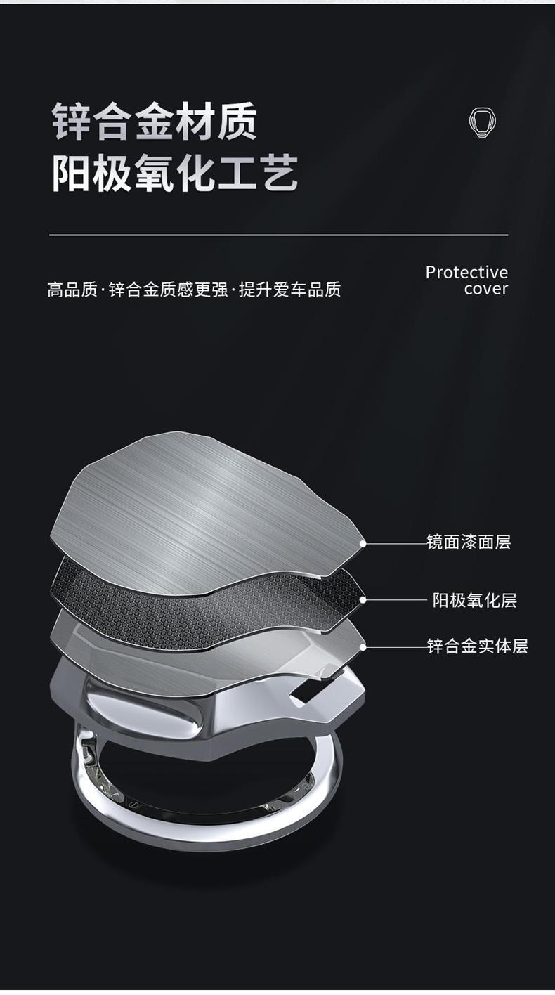 Car One-Button Start Protection Ring Ignition Switch Metal Protective Cover Cross-Border Car Ignition Ring Start Decorative Cover