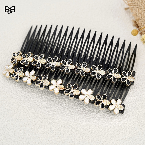 Broken hair artifact, seamless upside-down comb, bangs hair comb, hairpin, back of head, headdress, flower hair accessories, wholesale jewelry