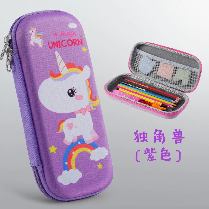 Eva, children's pencil case for elementary school students, capacious teaching storage system, Birthday gift, wholesale