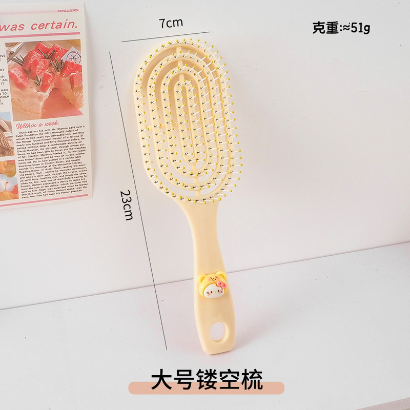 新款卡通可爱小猫系列气垫梳小巧便携迷你气囊梳按摩梳女生小梳子|undefined