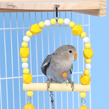 鹦鹉秋千站台吊桥虎皮牡丹玄凤鹦鹉玩具攀爬架小鸟用跳板鸟笼配件